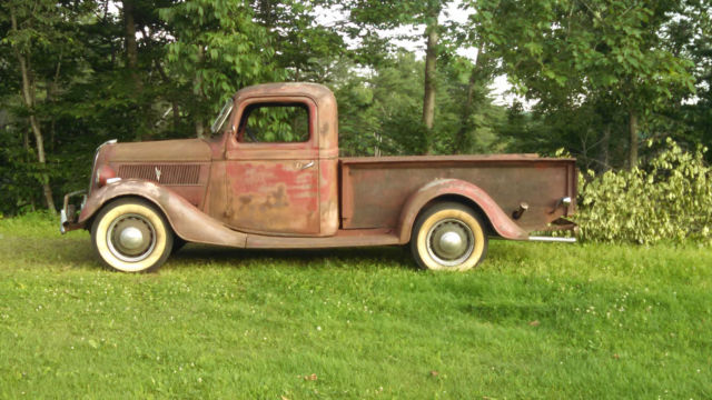1937 red/rust Ford Other pick up