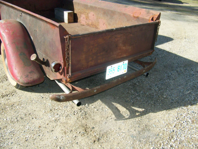 1937 red/rust Ford Other pick up