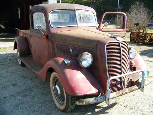 1937 red/rust Ford Other pick up