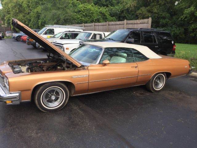 1975 Copper Buick LeSabre Convertible