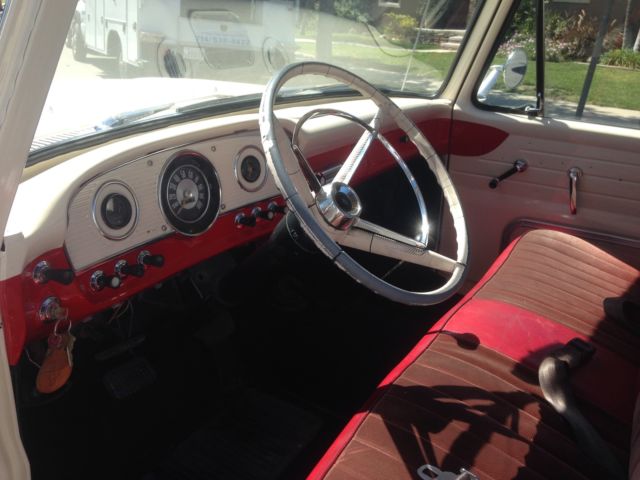 1961 Corinthian White Ford F-100 Unibody Truck