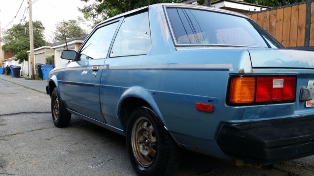 1982 Blue Toyota Corolla Coupe