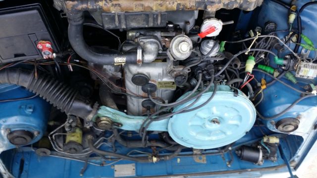 1982 Blue Toyota Corolla Coupe