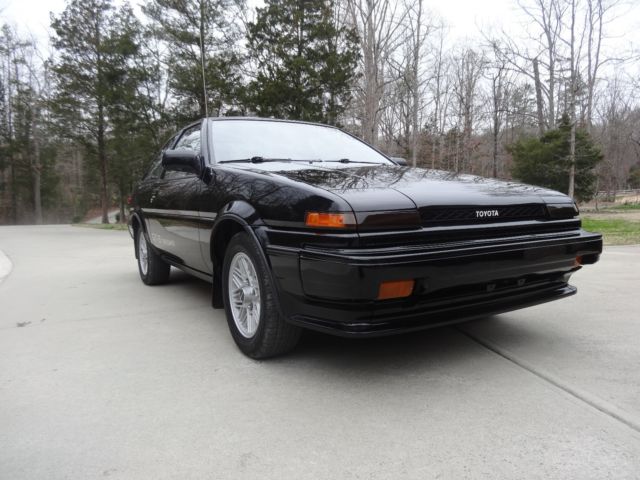 1986 Black Toyota Corolla