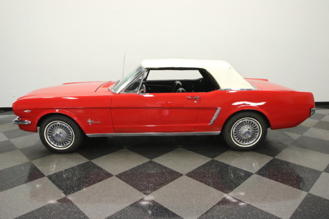 1965 Red Ford Mustang Convertible