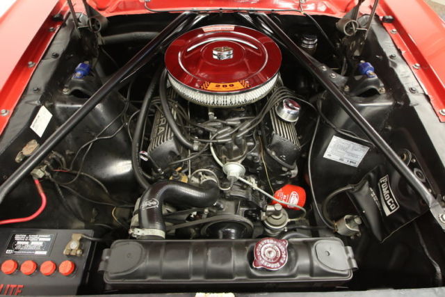 1965 Red Ford Mustang Convertible