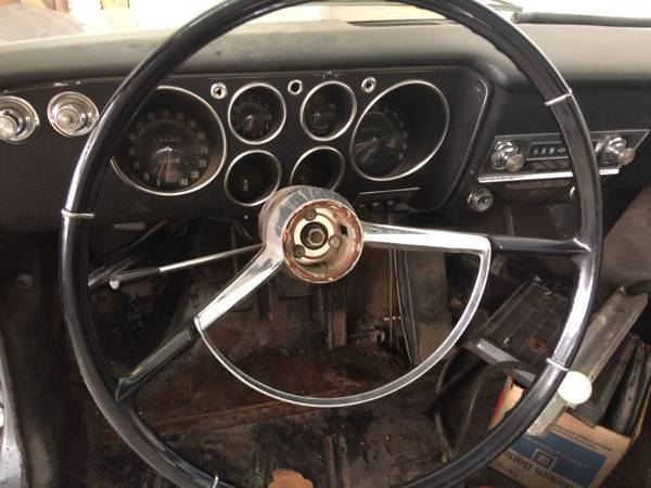 1965 silver blue Chevrolet Corvair Coupe