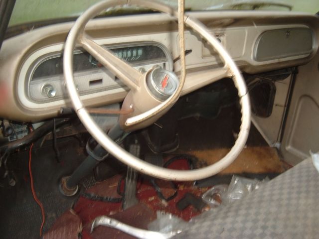 1962 Yellow Chevrolet Corvair Standard Cab Pickup