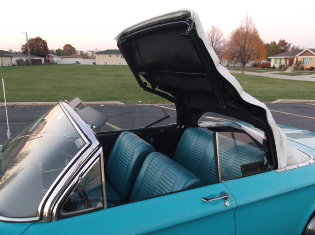 1964 Blue Chevrolet Corvair Convertible