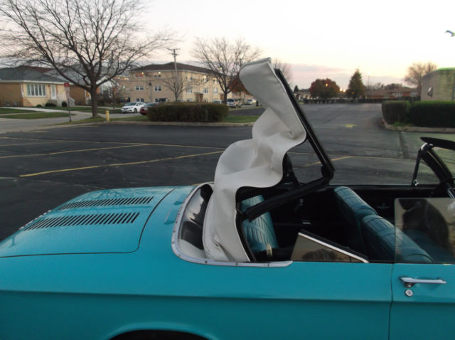 1964 Blue Chevrolet Corvair Convertible