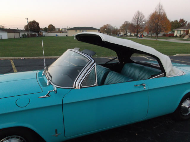 1964 Blue Chevrolet Corvair Convertible