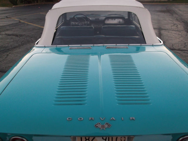 1964 Blue Chevrolet Corvair Convertible