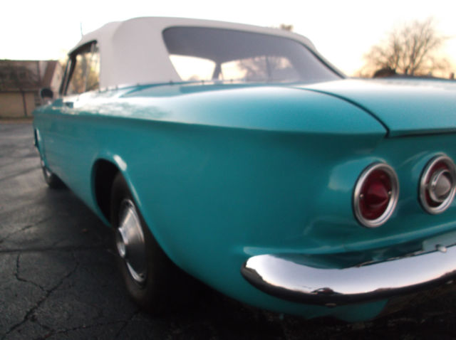 1964 Blue Chevrolet Corvair Convertible