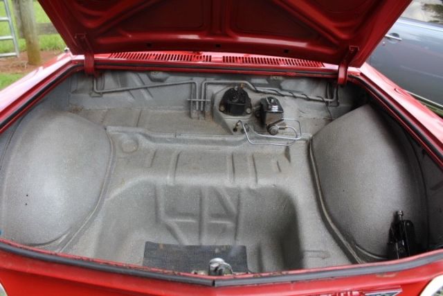 1963 Red Chevrolet Corvair Convertible