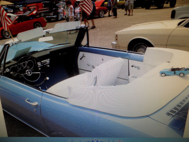 1965 65 Corvair Mist Blue Chevrolet Corvair Convertible