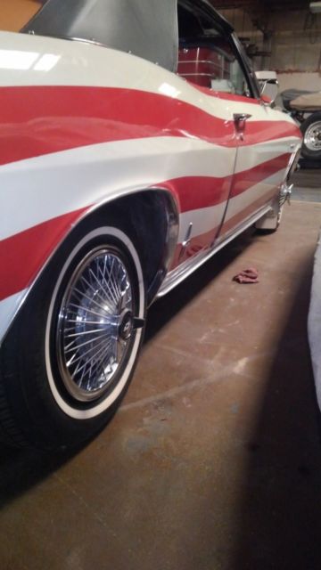 1965 Red White and Blue Chevrolet Corvair Convertible