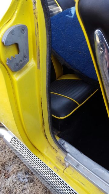 1964 Yellow Chevrolet Corvair Coupe 