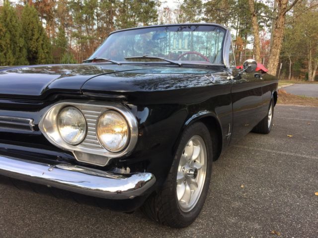 1962 Black Chevrolet Corvair Convertible
