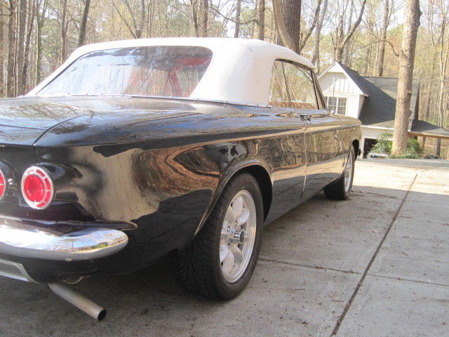 1962 Black Chevrolet Corvair Convertible