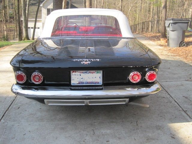 1962 Black Chevrolet Corvair Convertible