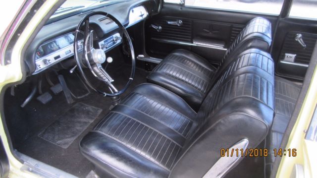 1964 Yellow Chevrolet Corvair Coupe