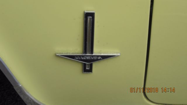 1964 Yellow Chevrolet Corvair Coupe