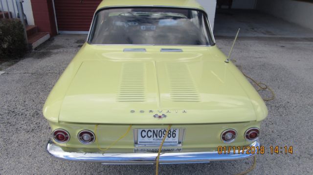 1964 Yellow Chevrolet Corvair Coupe