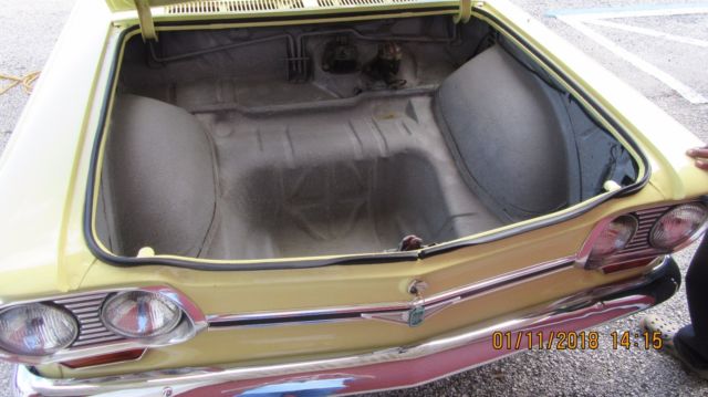 1964 Yellow Chevrolet Corvair Coupe