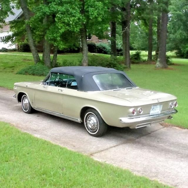 1963 Autumn Gold Chevrolet Corvair Convertible