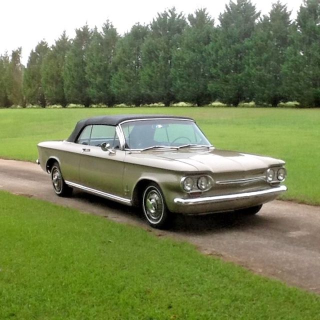1963 Autumn Gold Chevrolet Corvair Convertible