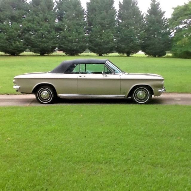 1963 Autumn Gold Chevrolet Corvair Convertible