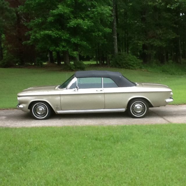 1963 Autumn Gold Chevrolet Corvair Convertible