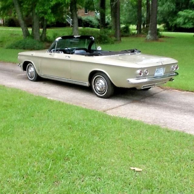 1963 Autumn Gold Chevrolet Corvair Convertible