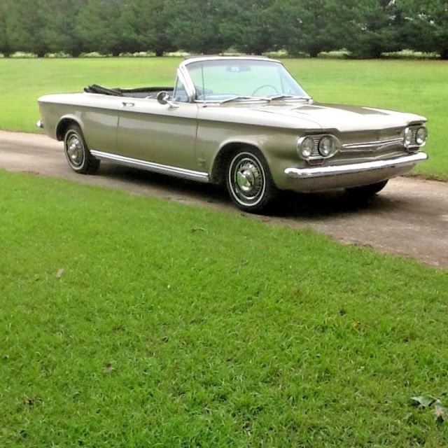 1963 Autumn Gold Chevrolet Corvair Convertible