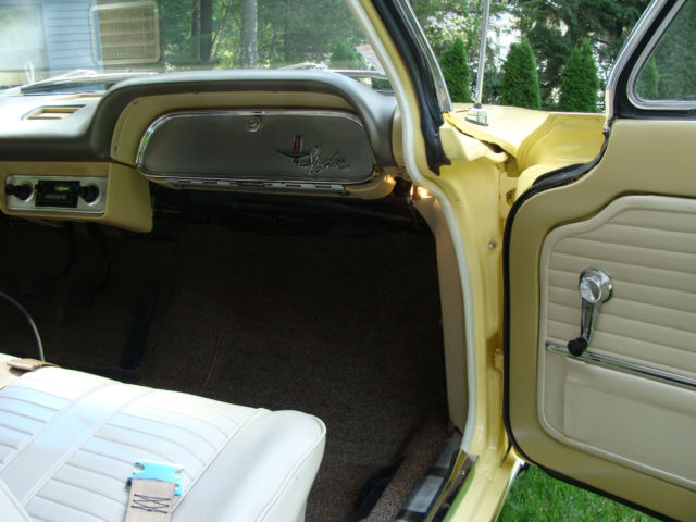 1964 Yellow Chevrolet Corvair Convertible