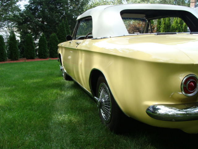 1964 Yellow Chevrolet Corvair Convertible