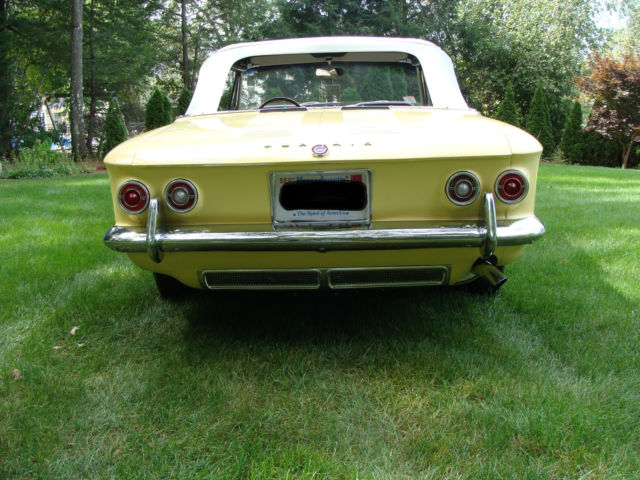 1964 Yellow Chevrolet Corvair Convertible