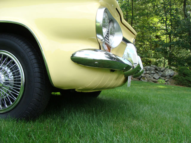 1964 Yellow Chevrolet Corvair Convertible
