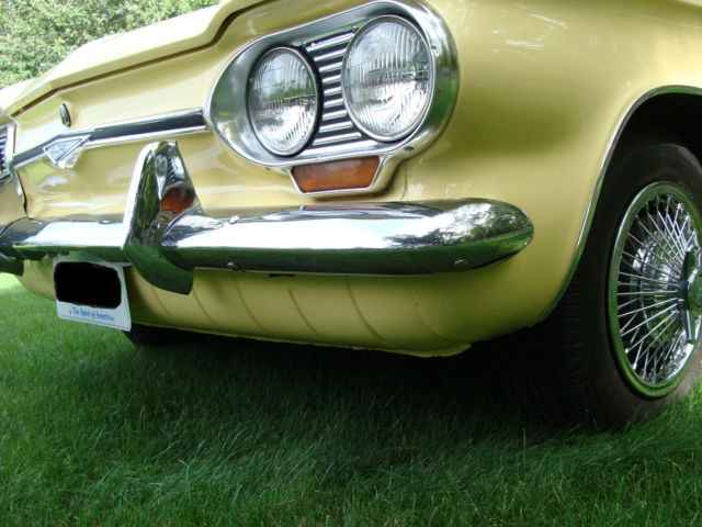 1964 Yellow Chevrolet Corvair Convertible