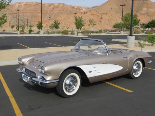 1961 Ermine White Chevrolet Corvette Convertible