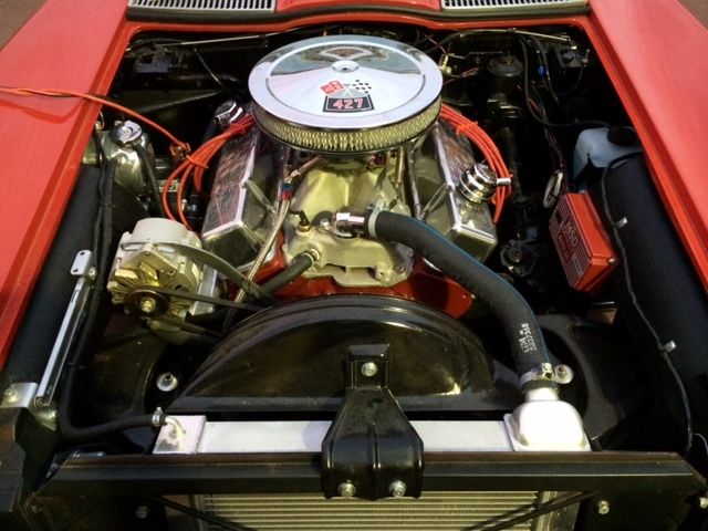 1963 Red Chevrolet Corvette Convertible