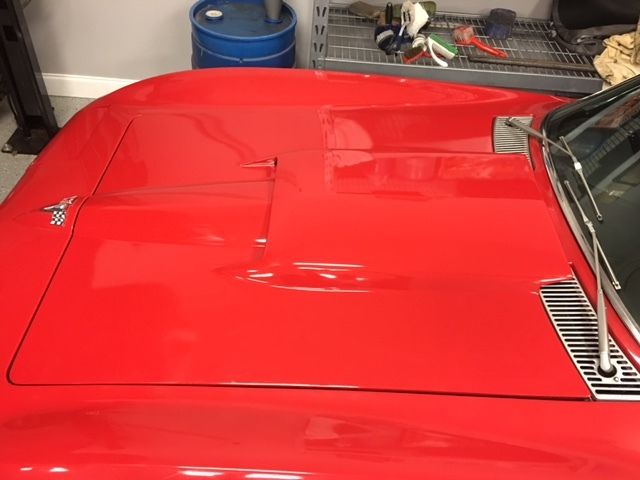 1963 Red Chevrolet Corvette Convertible