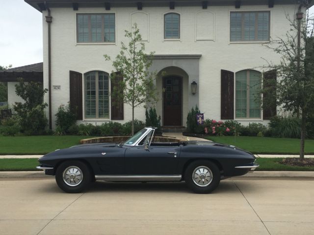 1964 Blue Chevrolet Corvette Convertible