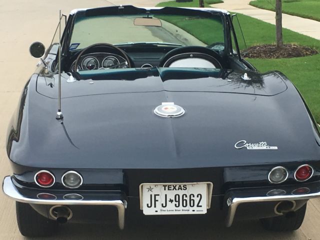 1964 Blue Chevrolet Corvette Convertible