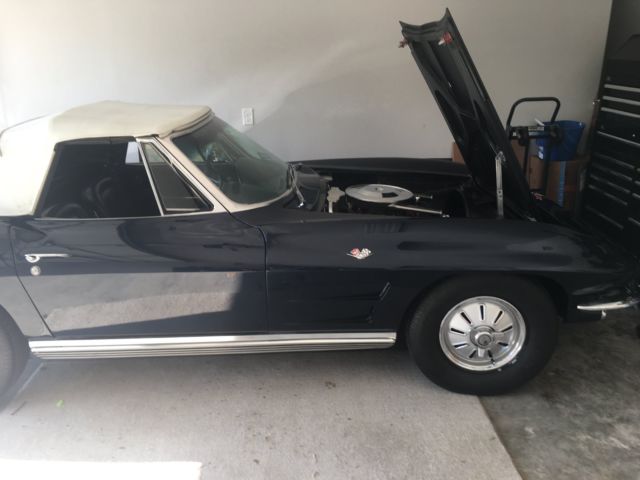 1964 Blue Chevrolet Corvette Convertible