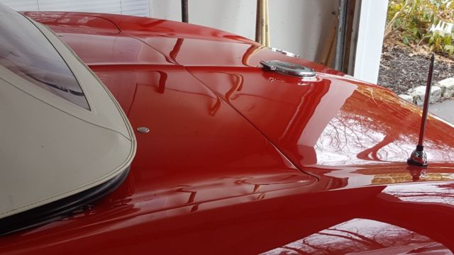1966 Red Chevrolet Corvette Convertible
