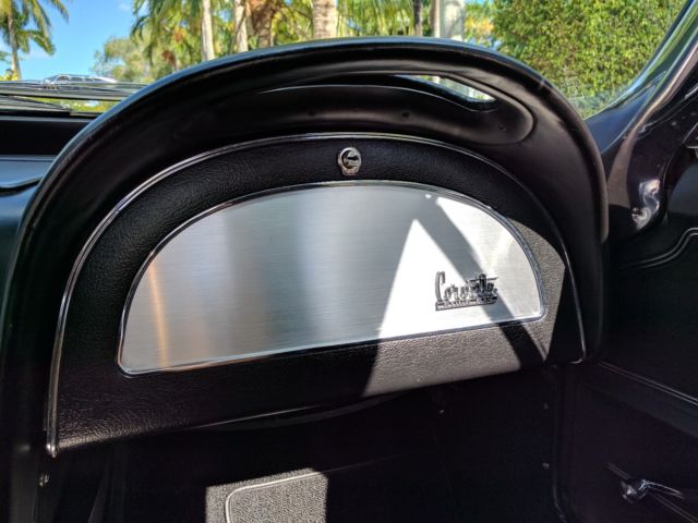 1966 Black Chevrolet Corvette Convertible