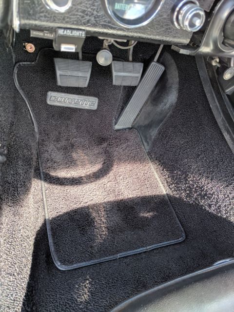 1966 Black Chevrolet Corvette Convertible