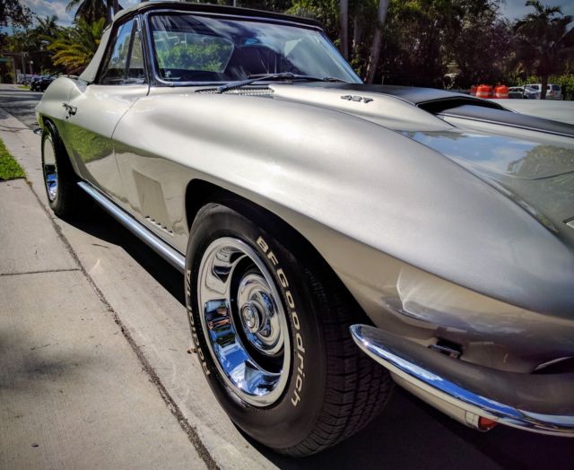 1966 Black Chevrolet Corvette Convertible