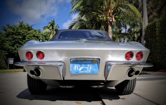 1966 Black Chevrolet Corvette Convertible